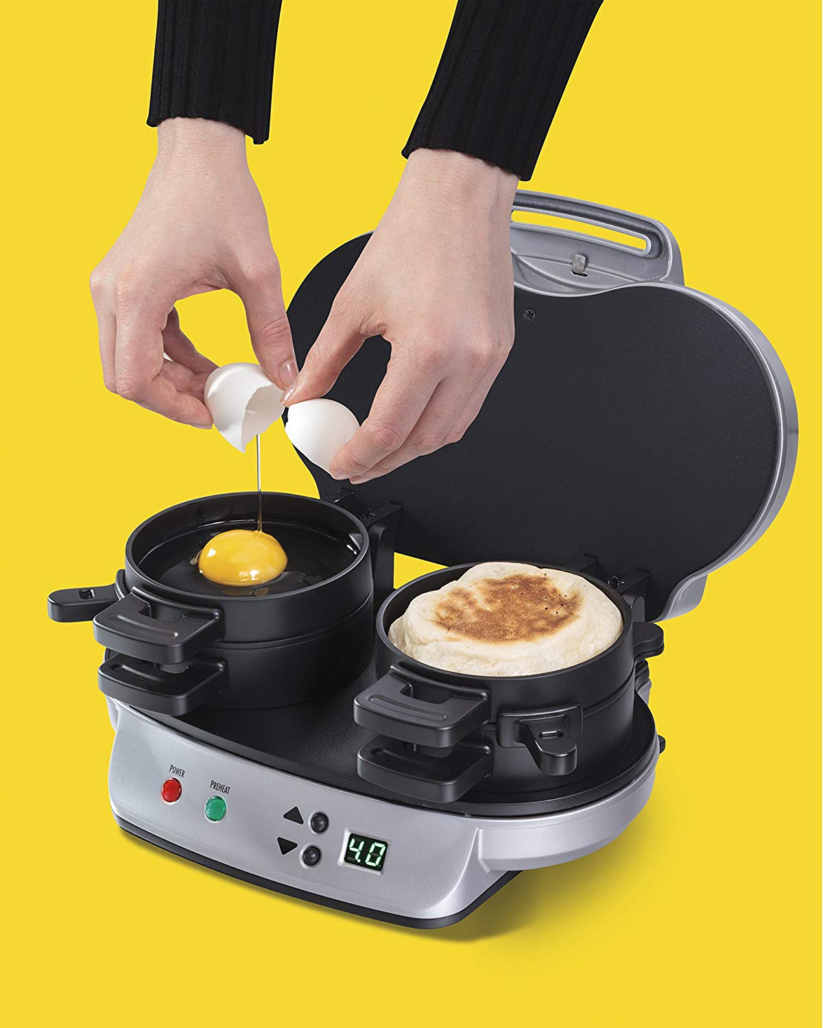 Emperor of Gadgets® Breakfast électrique Sandwich Maker 
