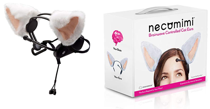 Necomimi Brainwave Cat Ears Move to Match Your Emotion