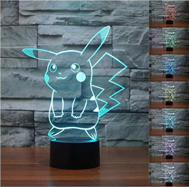 Pikachu 3D Night Light