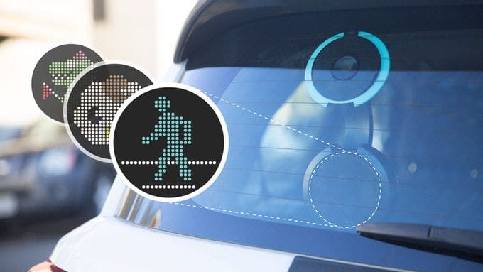 “CarWink” Lets You Display Emoji Messages From Your Car’s Back Window
